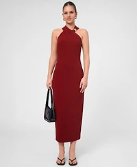 Rachel Rachel Roy Women's Halter Neck Midi Dress