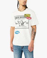 True Religion Men's Short-Sleeve Patch Logo T-Shirt