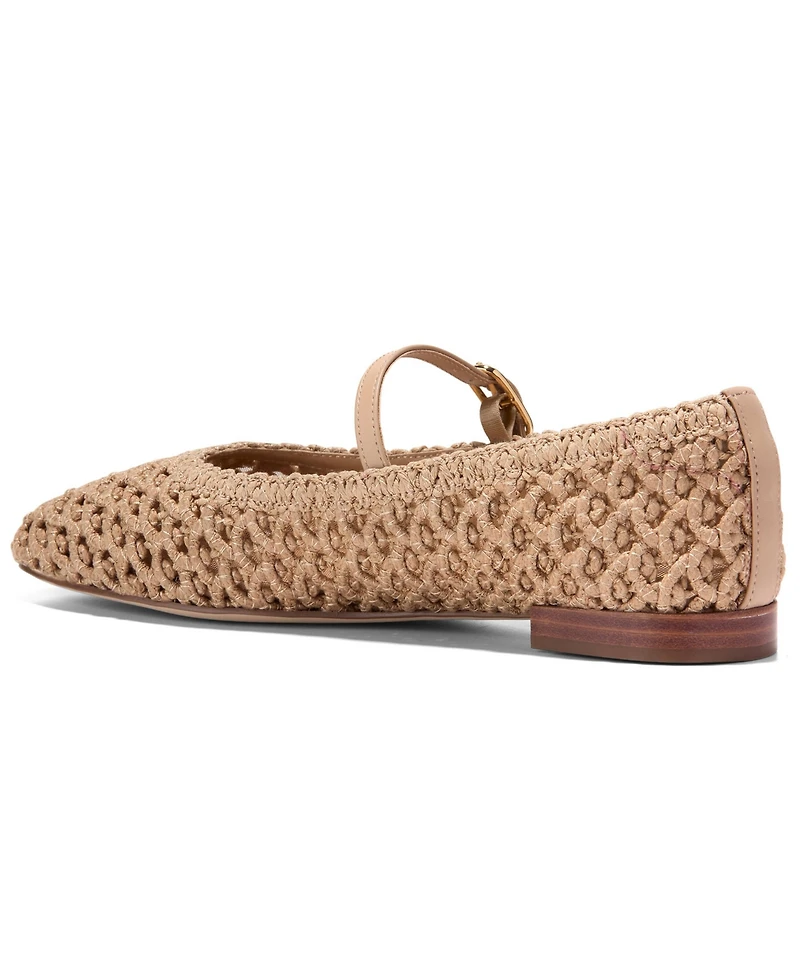 Cole Haan Women's Harlan Woven Mary Jane Ballet Flats