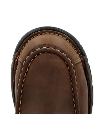 Georgia Boot Men's Athens 360 Moc-Toe Chelsea Waterproof Nano Composite Toe Work