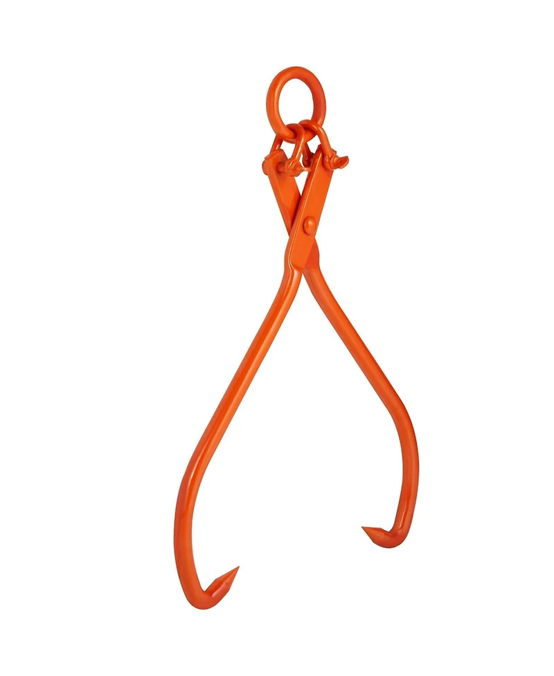 Sugift Log Skidding Tongs, 32 Inch, Heavy Duty Steel Lifting Tool for Lumber Handling