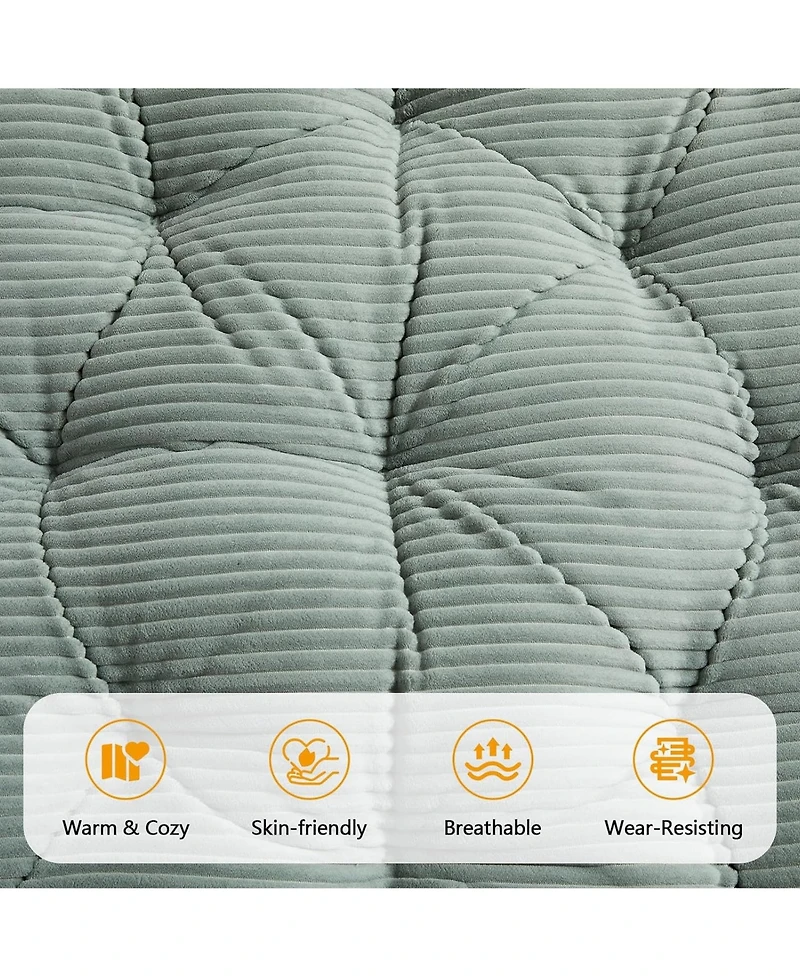 Rainsken 360degree(s) Swivel Rattan Lounge Chair, Wicker Papasan Seat with Plush Cushion, Sturdy Frame Holds Up to 300 Lbs for Bedroom and Balcony