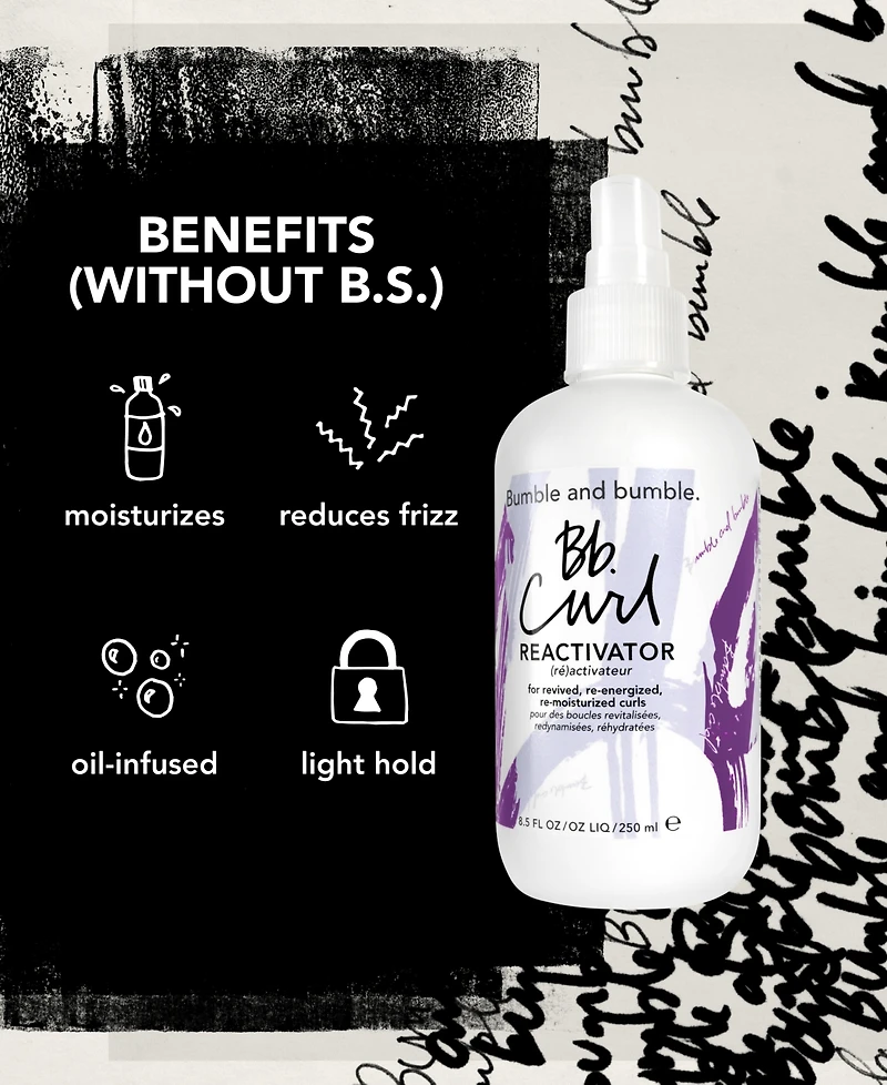 Bumble and Bumble Curl Reactivator Moisturizing Hair Mist, 8.5 oz.