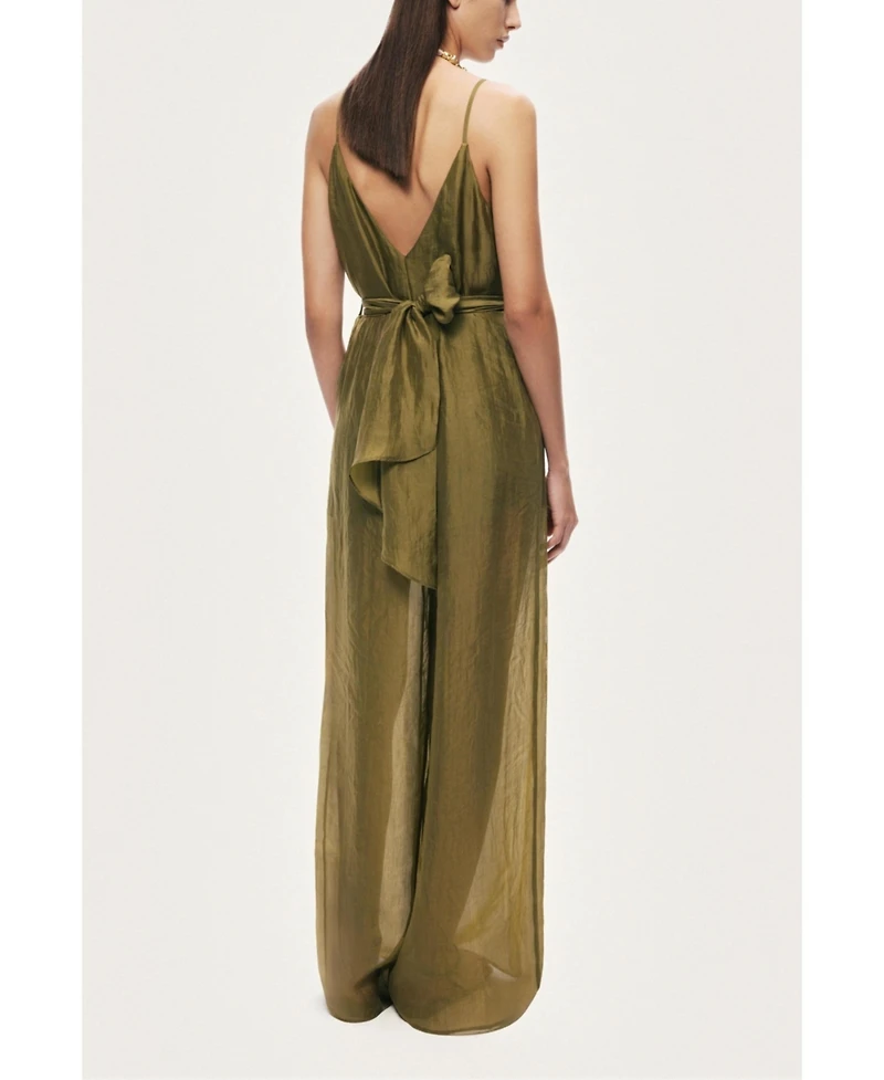 Nocturne Women's Strappy Wide-Leg Jumpsuit