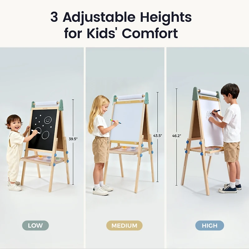 Tiny Land 3-in-1 Art Easel for Kids