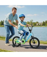 Slickblue Kids Bicycle for Children Beginner Bike with Training Wheels