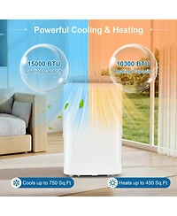Mecale 15000 Btu Inverter Portable Air Conditioner WiFi Cooling and Heating