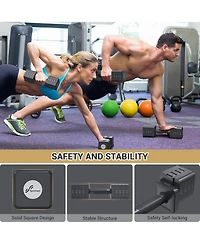 Sportneer Adjustable Dumbbells Hand Weights Set 5 in 1 10 Lb Set of 2 Fast Adjust Free Weights for Women Men Home Gym Exercise Strength