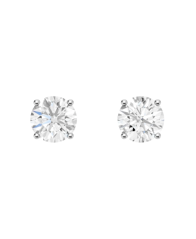 Macy's Diamond Stud Earrings (2 ct. t.w.) in 14k White Gold