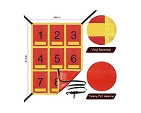 Aoligeijs Adjustable Strike Zone Target for Baseball Net,Numbered Pitching Pad,Baseball Softball Target,Practice Throwing and Hitting with Accuracy