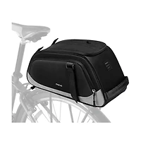 Aoligeijs Waterproof Bike Rack Bag with Rain Cover, Convertible Bicycle Trunk Storage with Shoulder Strap for Commuting Travel Cycling