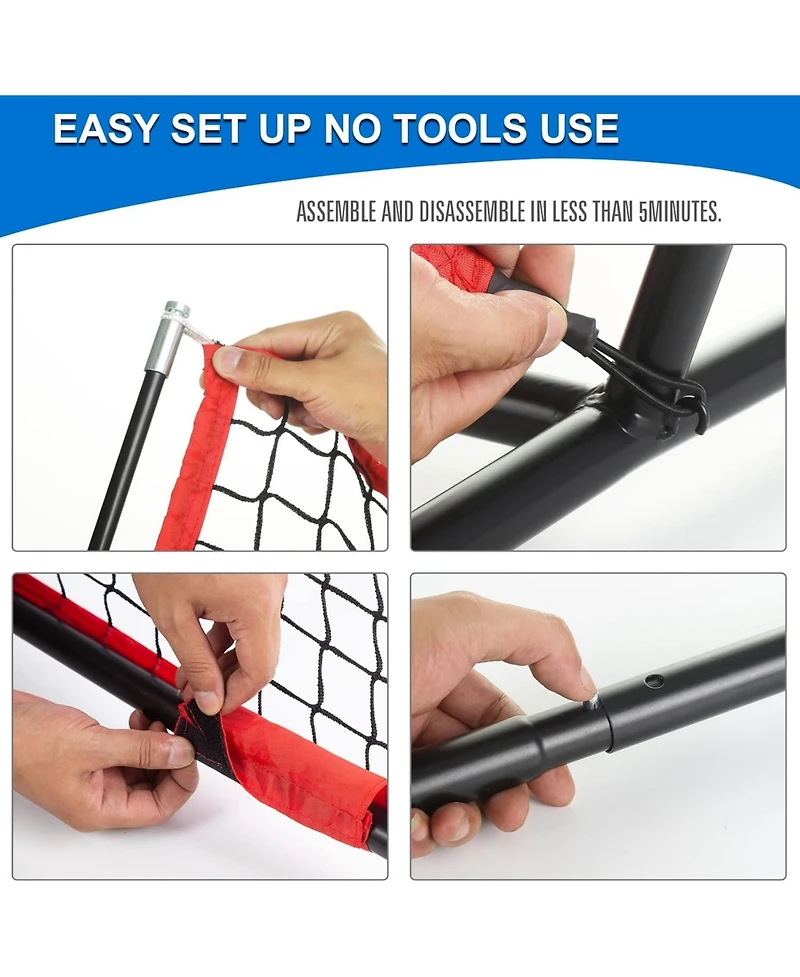 Aoligeijs Sports Barrier Net,Sports Net,Barricade Backstop Net,Perfect for Baseball,Softball,Soccer, Basketball,Lacrosse