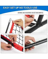 Aoligeijs Sports Barrier Net,Sports Net,Barricade Backstop Net,Perfect for Baseball,Softball,Soccer, Basketball,Lacrosse