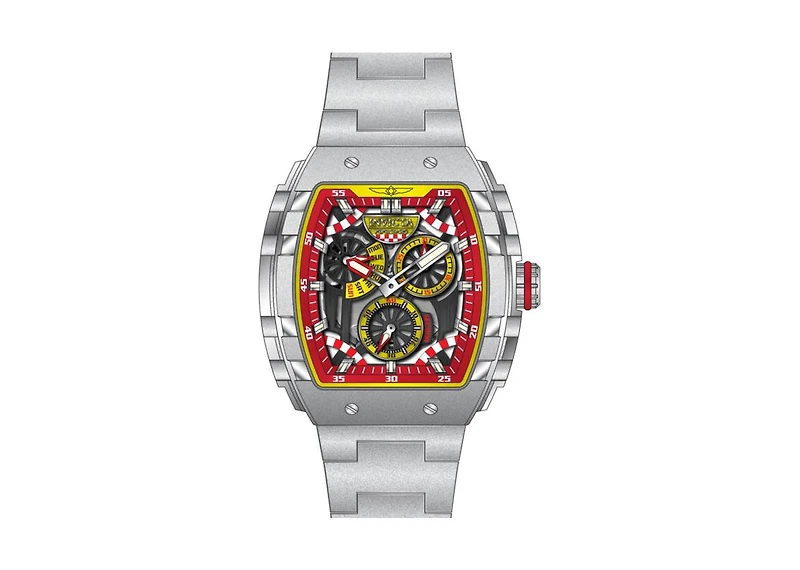 Invicta Men's 49221 Invicta Racing Quartz VD86 Plastic, Skeleton Dial Watch