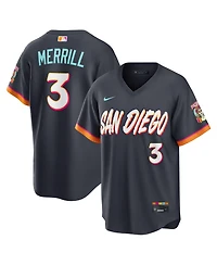 Nike Men's Jackson Merrill Black San Diego Padres 2026 City Connect Stadium Jersey