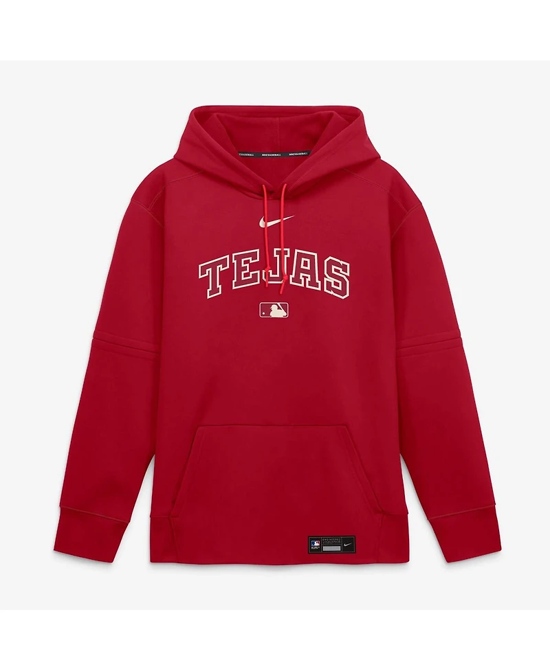 Nike Men's Red Texas Rangers 2026 City Connect Authentic Collection Therma-fit Hoodie