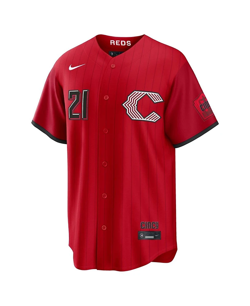 Nike Men's Hunter Greene Red Cincinnati Reds 2026 City Connect Stadium Jersey
