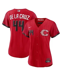 Nike Women's Elly De La Cruz Red Cincinnati Reds 2026 City Connect Stadium Jersey
