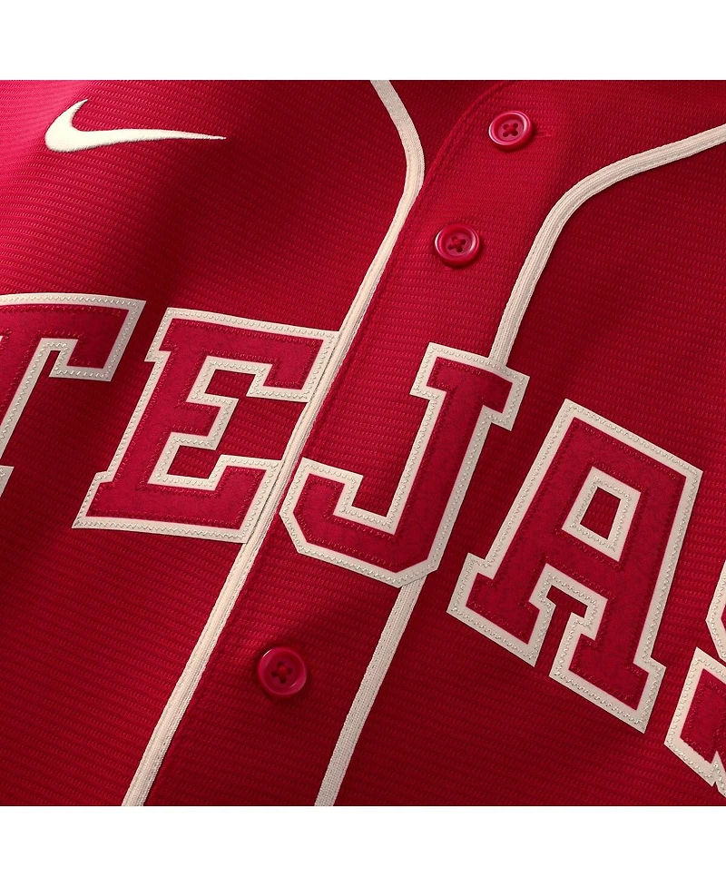 Nike Men's Joc Pederson Red Texas Rangers 2026 City Connect Stadium Jersey