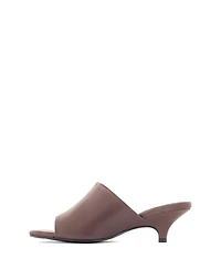 Therapy Australia Women's Nassau Square Toe Low Kitten Heel