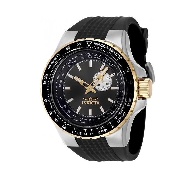 Invicta Men's 49718 Aviator Quartz VD72 Gunmetal Dial Watch
