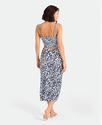 Volcom Women's Printed Sleeveless Swim Cover-Up Tunic Top