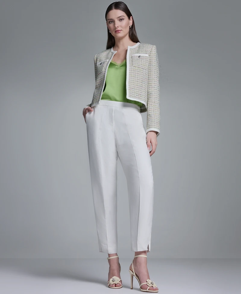 Bcbg Women's Crewneck Open-Front Jacket