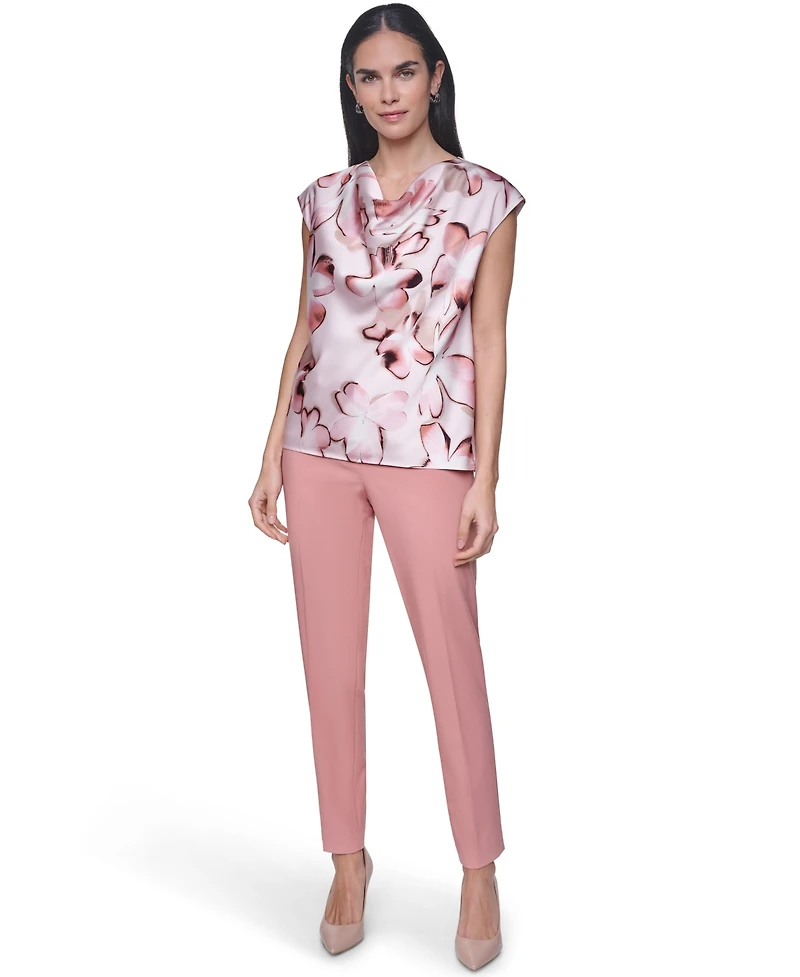 Calvin Klein Women's Cowl Neck Blouse