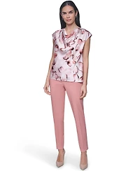 Calvin Klein Women's Cowl Neck Blouse