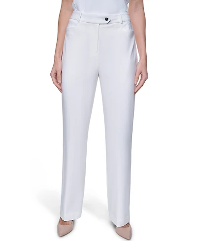 Calvin Klein Women's Modern Fit Mid Rise Pants