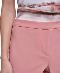 Calvin Klein Women's Mid Rise Ankle Length Tapered Pants