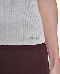 Calvin Klein Women's Crewneck Short-Sleeve Sweater Top