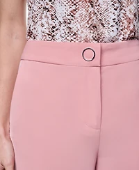 Calvin Klein Women's Mid Rise Full Length Relaxed Pants