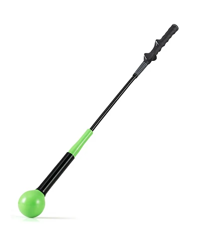 Mecale 31.5" Golf Swing Trainer Stick with Weighted Head, Warm-Up Practice Aid