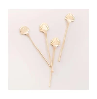 Fleck Fleck, S/4 Seashell Stirrers - Small