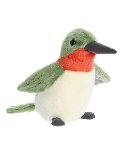 Aurora Small Ruby-Throated Hummingbird Mini Flopsie Adorable Plush Toy