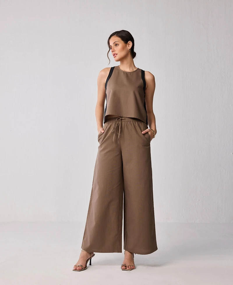 Reistor Women's Sleeveless Colorblock Top