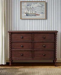 Madison Park Signature Beckett 46" Wood 6-Drawer Dresser
