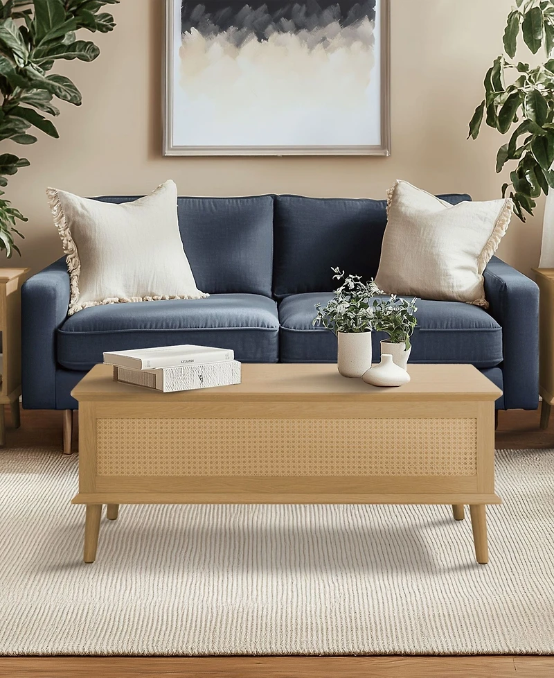 510 Design Teagan 42" Wood Lift-Top Coffee Table