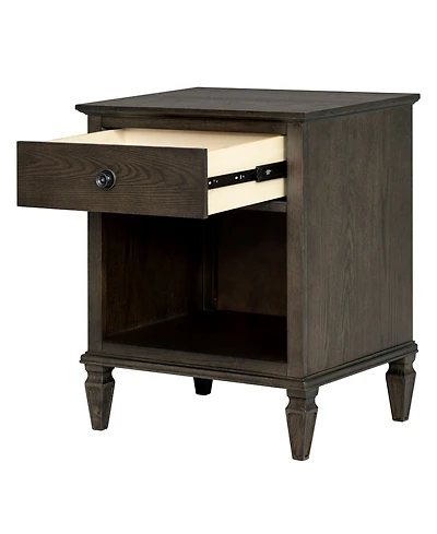 Madison Park Signature Victoria 24" One-Drawer Wood Nightstand