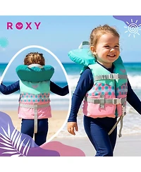 Roxy Infant Life Vest Uscg Approved with Quick-Release Buckles and Leg Strap, Upright Flotation for Fishing, Boating and Kayaking