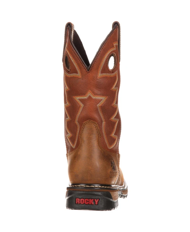 Rocky Men's Original Ride Branson Saddle Roper Waterproof Western Boot