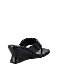 Therapy Australia Women's Lennox Square Toe Wedge Thong Heel
