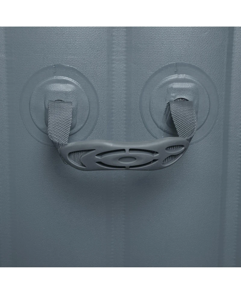 Bestway Coleman Hawaii AirJet Inflatable Hot Tub with EnergySense Cover, Grey