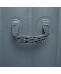 Bestway Coleman Hawaii AirJet Inflatable Hot Tub with EnergySense Cover, Grey