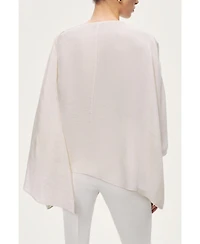 Nocturne Women's Fluid Cape Blouse