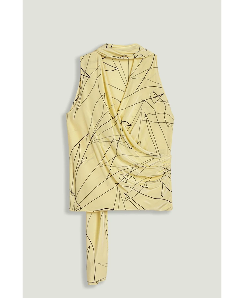 Nocturne Women's Shawl Detail Blouse