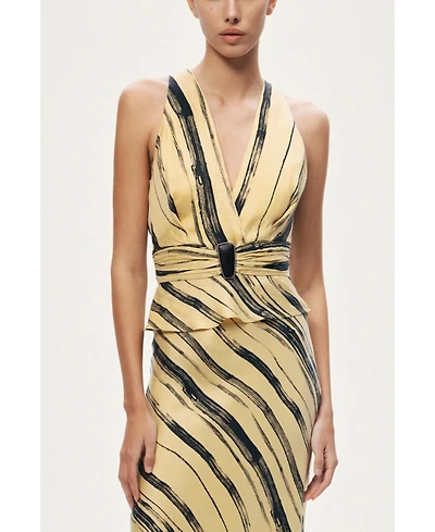 Nocturne Women's Printed Sleeveless Blouse