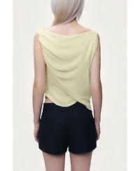 Nocturne Women's Draped Sleeveless Blouse