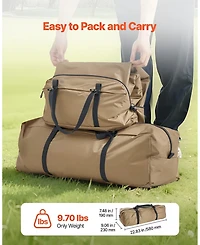 Gouun 4-6 Person Tipi Hot Tent with Stove Jack for Winter Camping